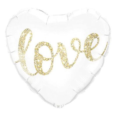 Folieballong Hjärtformad