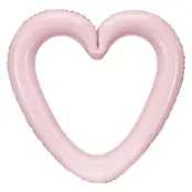 Folieballong Hjärtram