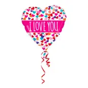 Folieballong I Love You Rosa
