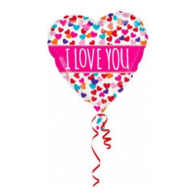 Folieballong I Love You Rosa