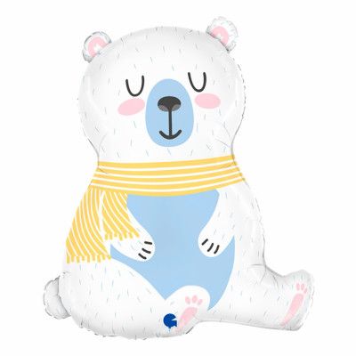 Folieballong Isbjörn