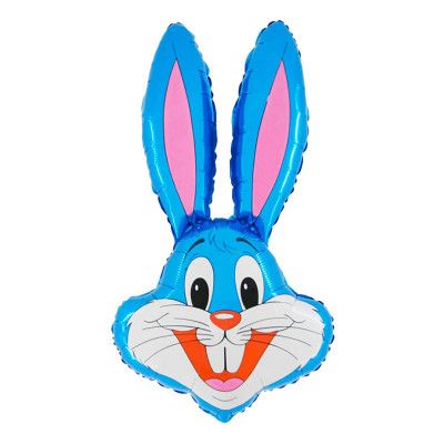 Folieballong Kanin Blå