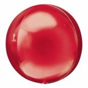 Folieballong Klot Röd