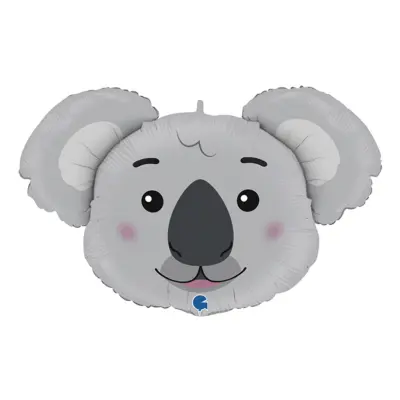 Folieballong Koala Huvud - 1-pack