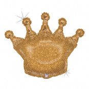 Folieballong Krona Guld - 91 cm