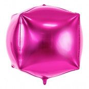 Folieballong Kub Rosa