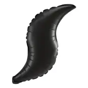 Folieballong Kurvad Satin Svart - 71 cm