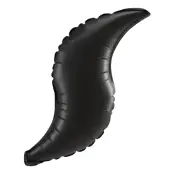 Folieballong Kurvad Satin Svart - 91 cm