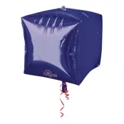 Folieballong Lila Kub