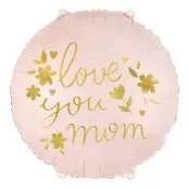 Folieballong Love You Mom