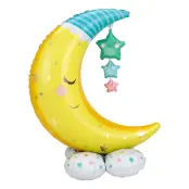 Folieballong Måne med Stjärnor AirLoonz