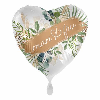Folieballong Man & Fru Bröllop