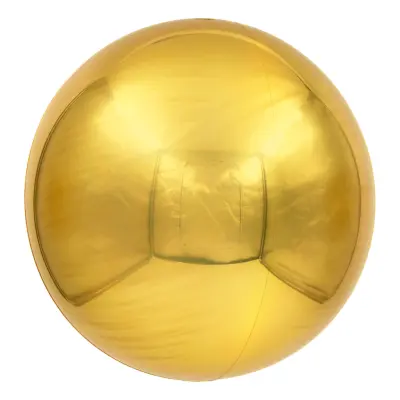 Folieballong Spegelboll Guld 3-pack - 35 cm