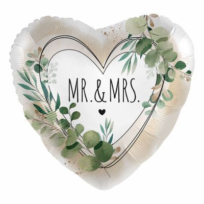 Folieballong Mr.&Mrs