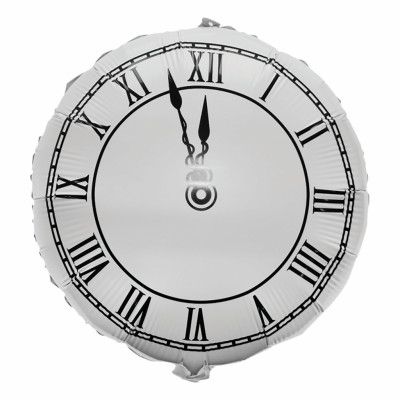 Folieballong Nyårsklocka