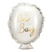 Folieballong Oh Baby Vit