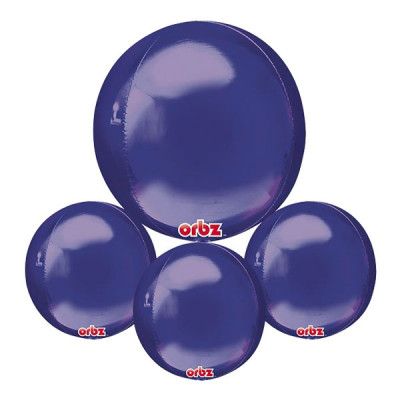 Folieballong Orbz Lila