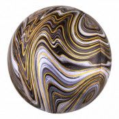 Folieballong Orbz Marmor Svart