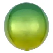 Folieballong Orbz Ombré Gul&Grön