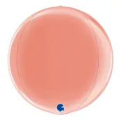 Folieballong Orbz Roséguld