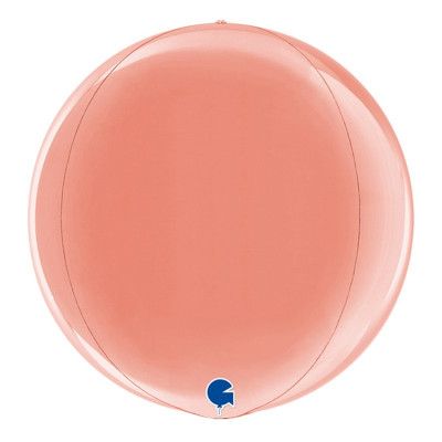 Folieballong Orbz Roséguld