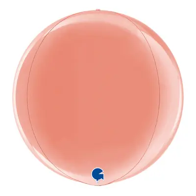 Folieballong Orbz Roséguld