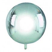 Folieballong Orbz Silver Metallic