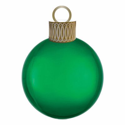 Folieballong Orbz XL Grön Julgranskula
