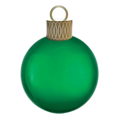 Folieballong Orbz XL Grön Julgranskula