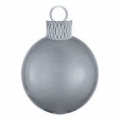Folieballong Orbz XL Silver Julgranskula