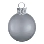 Folieballong Orbz XL Silver Julgranskula