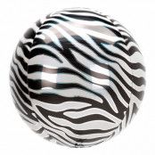 Folieballong Orbz Zebra