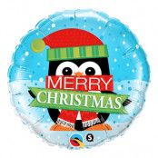 Folieballong Pingvin Merry Christmas
