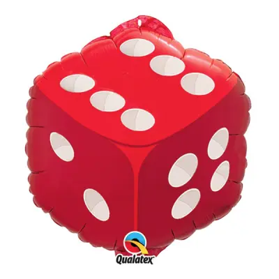 Folieballong Pokertärning