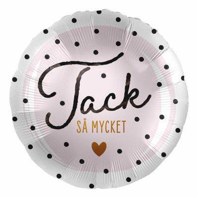 Folieballong Prickar Tack så Mycket