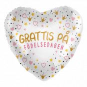 Folieballong Prinsessa Grattis på Födelsedagen