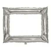 Folieballong Ram Silver