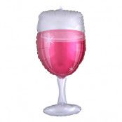 Folieballong Roséglas Supershape - 1-pack