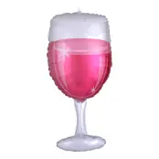 Folieballong Roséglas Supershape - 1-pack