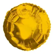 Folieballong Rund Guld