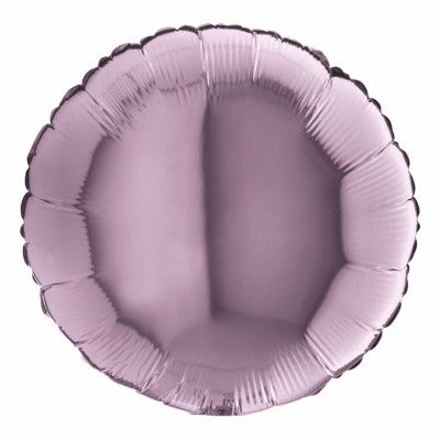 Folieballong Rund Ljuslila