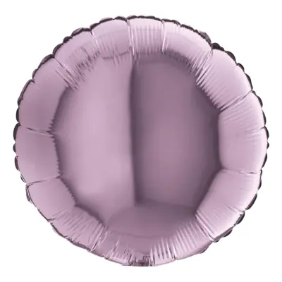 Folieballong Rund Ljuslila
