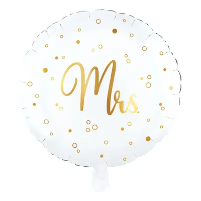 Folieballong Rund Mrs