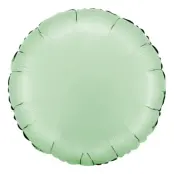 Folieballong Rund Satin Glazed Mint
