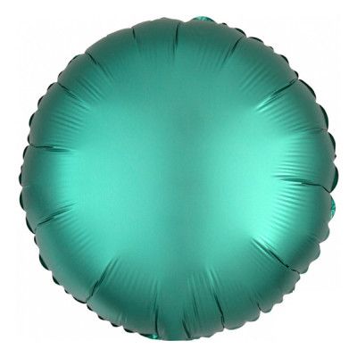Folieballong Rund Satin Grön