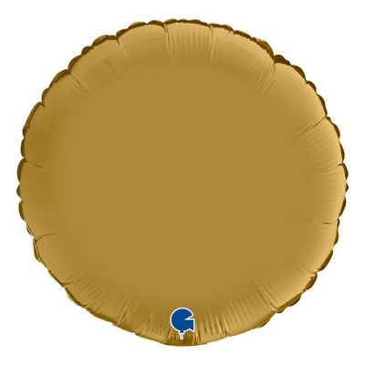Folieballong Rund Satin Guld