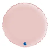 Folieballong Rund Satin Pastel Pink