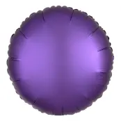 Folieballong Rund Silke Lila