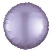 Folieballong Rund Silke Ljuslila