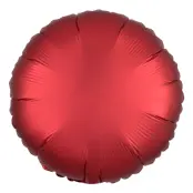 Folieballong Rund Silke Mörkröd